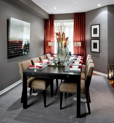 Dining Table Design In The Living Room Interior