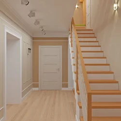 House design hallway with stairs