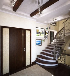 House design hallway with stairs