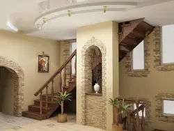 Дизайн дома прихожая с лестницей