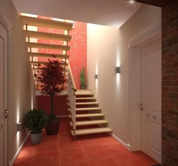 House design hallway with stairs