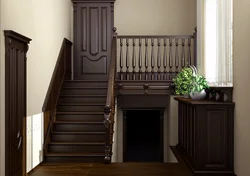 House design hallway with stairs