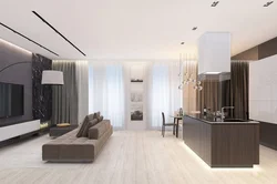Modern living room kitchen designs in minimalist style