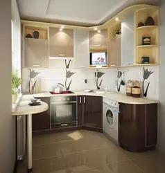 Фото кухонных гарнитуров угловых для средней кухни