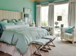 Color combination in the bedroom interior color