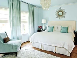 Color combination in the bedroom interior color