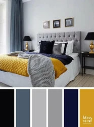 Color Combination In The Bedroom Interior Color