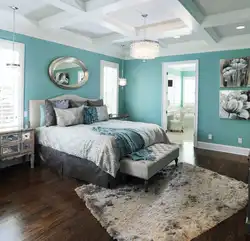 Color combination in the bedroom interior color