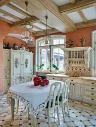 Кухня в стиле шебби шик фото