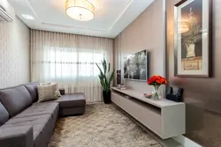 Qonaq otağı dizaynı 18 kv m künc divan ilə