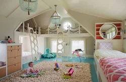 Bedroom room design photo for children