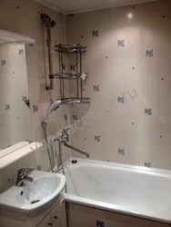 Bathtub paneling photo Khrushchev