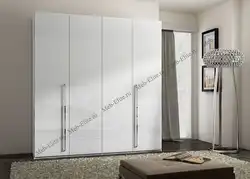 Wardrobe for the bedroom in a modern style photo design