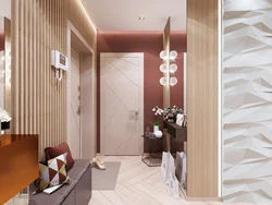Hallway design from MDF panels