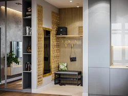 Hallway design from MDF panels