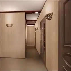 MDF panellərindən koridor dizaynı