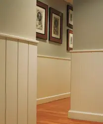 Hallway design from MDF panels