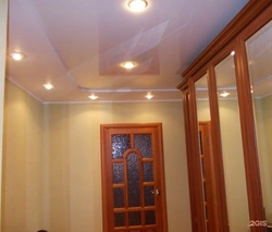 Ceiling design for kitchen and hallway photo