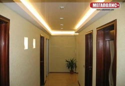Ceiling design for kitchen and hallway photo
