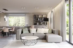 Living room contemporary photo