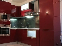 Light kitchen sets photo corner for a small kitchen