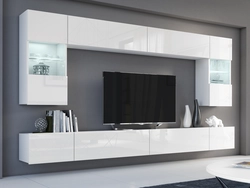 Photo furniture living room white gloss