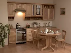 Modern kitchens made of oak photos