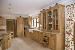 Modern kitchens made of oak photos