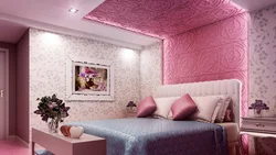 Bedrooms with 3D panels photo