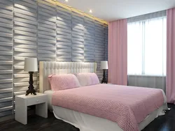 Bedrooms with 3D panels photo