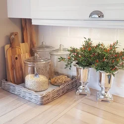 Create a photo of comfort in the kitchen with your own hands