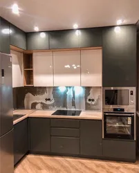 Современные угловые маленькие кухни фото