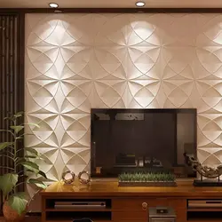 Утоқҳои истиқоматӣ бо панелҳои 3D дар деворҳо акс
