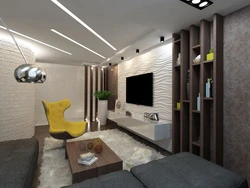 Утоқҳои истиқоматӣ бо панелҳои 3D дар деворҳо акс