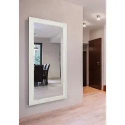 Large mirror in the hallway design photo