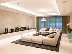 Living room design ceiling walls