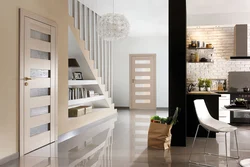 Modern design living room doors