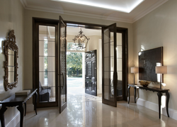 Modern design living room doors