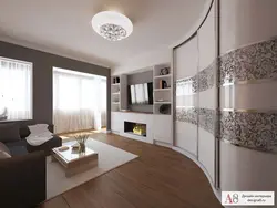 Living room design 23 sq.m.