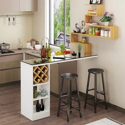 Ас үй фотосуретіне арналған DIY бар үстелі