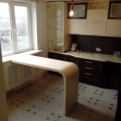 DIY bar table for the kitchen photo