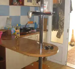 Mətbəx fotoşəkili üçün DIY bar masası