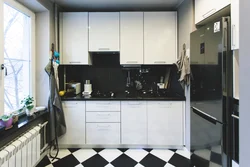 Дизайн Маленькой Черно Белой Кухни Фото