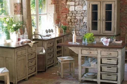 Antique kitchen interior