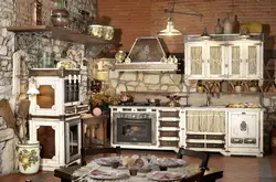 Antique kitchen interior