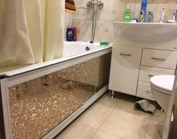 Закрыть ванну снизу фото