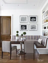 Corner Sofa In The Kitchen With A Sleeping Place In The Interior