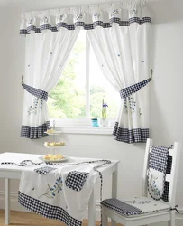 How To Sew Beautiful Curtains For The Kitchen Photo