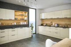 Cream kitchen design