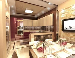 Kitchen Interiors 20 Sq M Photo In Modern